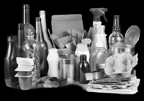 Illustration of modern waste management facilities