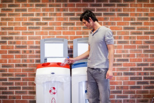 People disposing of old furniture responsibly